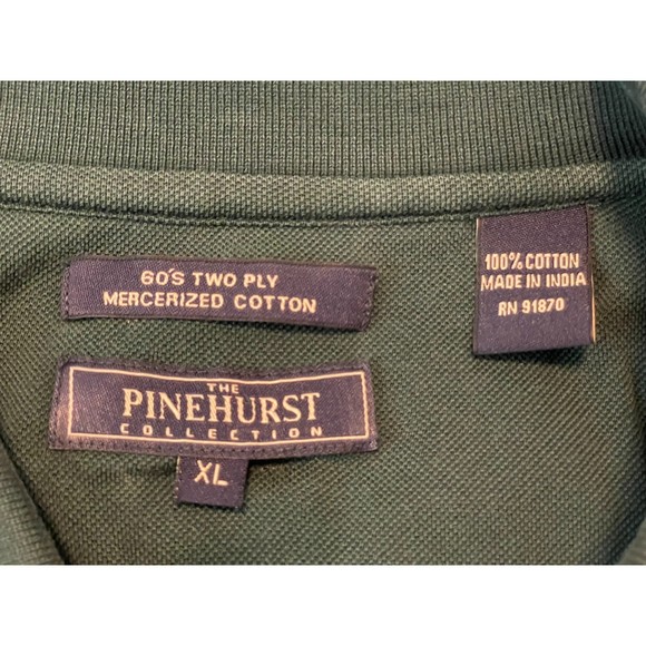 The Pinehurst Collection 2005 US Open Green Polo Shirt Size XL - Picture 5 of 9